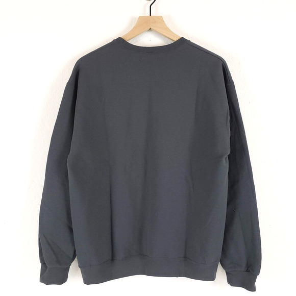 FashionNova Womens SIZE M Grey TOO PRETTY TO ACT UGLY Crewneck Sweatshirt - Picture 5 of 12